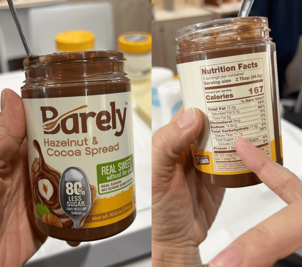 Barely cocoa cream O'taste