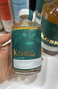 KOSK Absinthe non-alcoholic beverages trends
